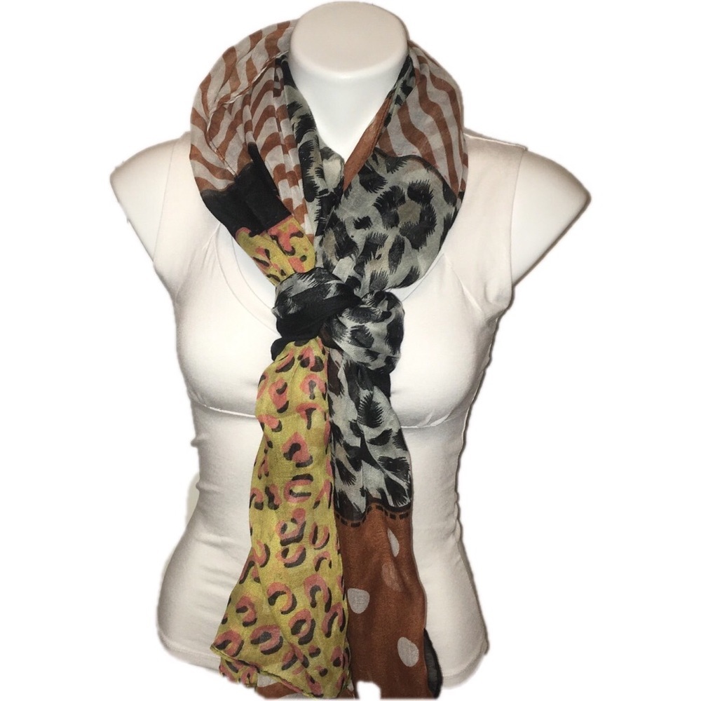 Tasha animal print scarf